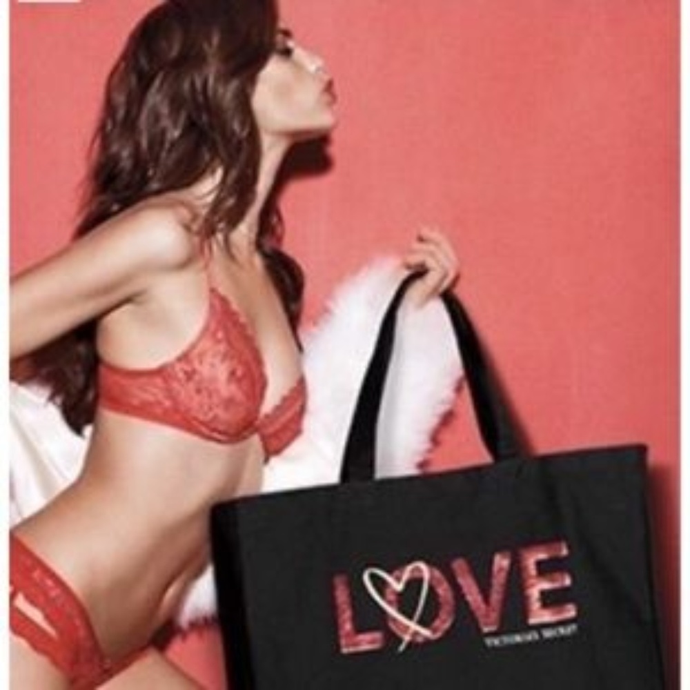 *LOVE*Tote Bag***Victoria Secret***